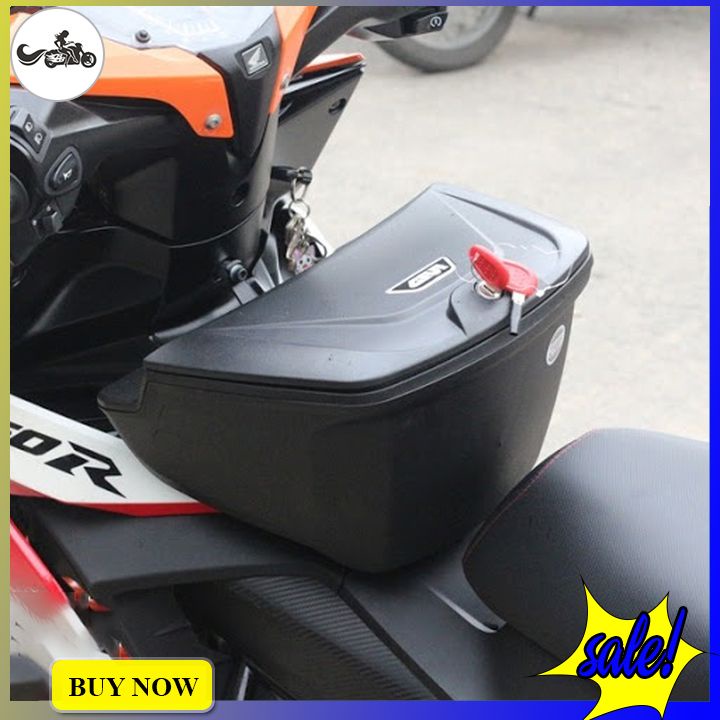 Combo thùng giữa Givi G12N 12L kèm pát gắn cho xe Exciter 150/ Exciter 2009/ Exciter 2011 hàng chính hãng - BH 2 năm