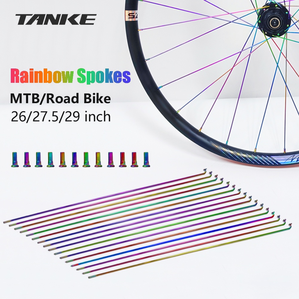 Set 32/ 36/ 64/ 72 nan hoa TANKE bằng thép không gỉ dành cho bánh xe đạp 26 inch/ 27.5 inch/ 29 inch