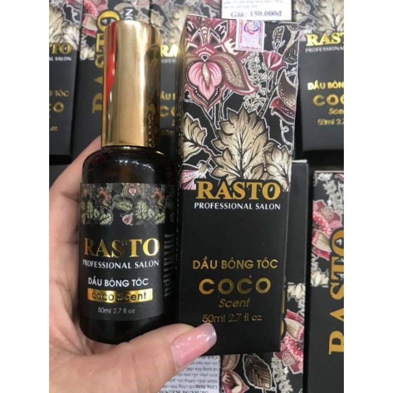 Combo 5 Tinh Dầu Phục Hồi Tóc RASTO Chính Hãng