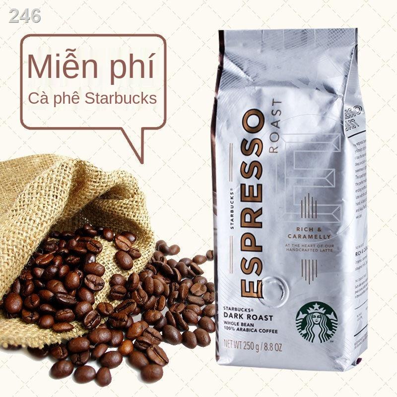 【HOT】Cà phê hạt rang espresso của Starbucks 250g có thể là bột xay