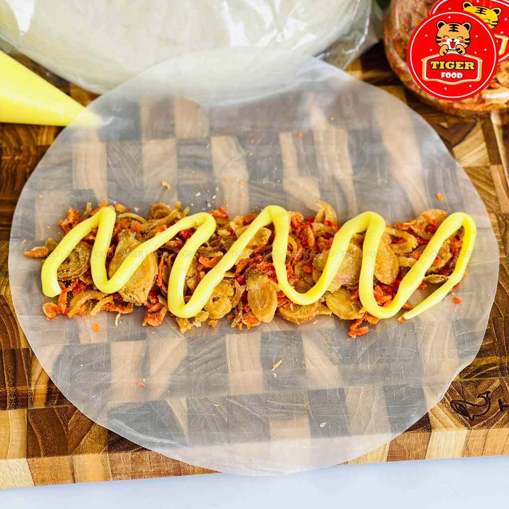 Hành phi loại ngon TIGER FOOD Hành tím ta phi giòn thơm ăn kèm bánh tráng phơi sương Siêu Ngon