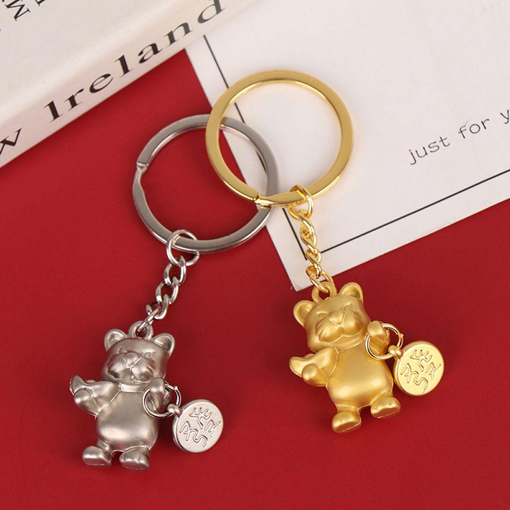 Móc Khóa Hình Hổ Hoạt Hình Phong Cách Vintage Dễ Thương