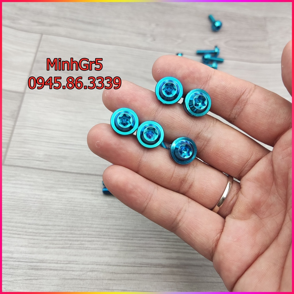 ỐC TITAN GR5 5Li15 5li gắn dàn áo xe honda