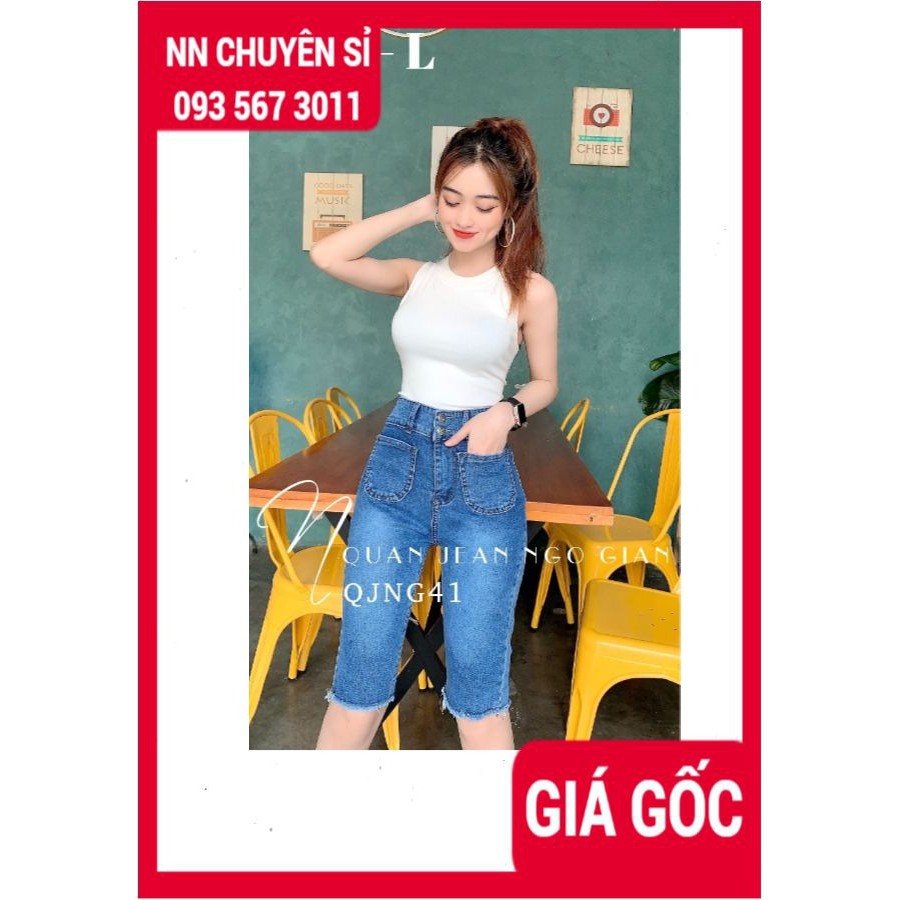 HÀNG ĐẸP - QUẦN JEAN NGỐ GIÃN ÔM BODY ⚡ẢNH THẬT CHỤP SHOP⚡ QUẦN LỬNG ÔM BODY QJNG41  ྇