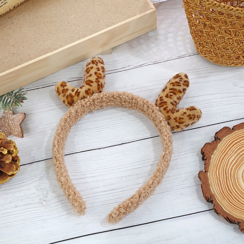 Kẹp tóc hình sừng hươu phong cách giáng sinh