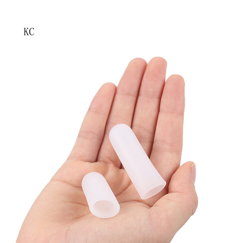1 Cặp Vỏ Bọc Ngón Tay Bằng Silicone Mềm Mại
