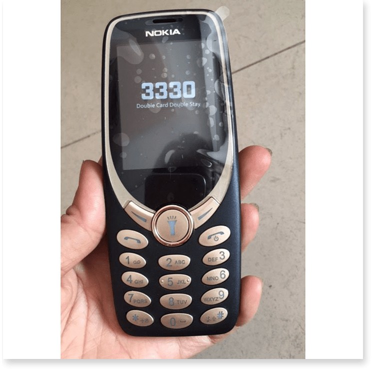 Điện thoại 🤗 Freeship 🤗 Nokia 3330 bản 2018 màn hình to nút nhấn bự pin trâu 2 ngày bắt sóng tốt - DT0032