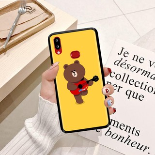 Ốp lưng Samsung A31 Silicon dẻo hình Gấu Nâu Cute