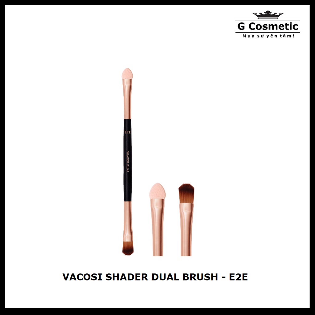 Cọ phấn mắt Vacosi Shader Dual Brush E2E