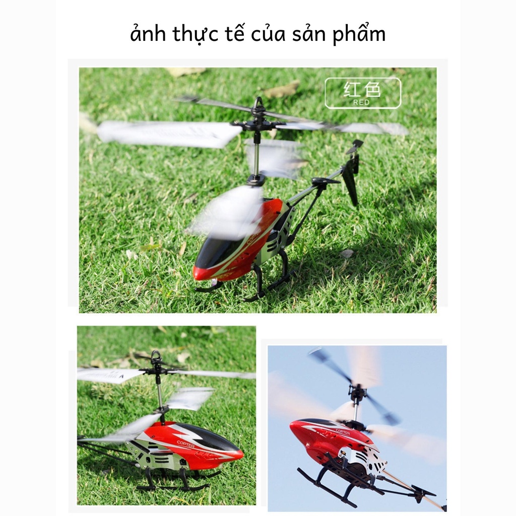 Máy bay điều khiển từ xa khung kim loại kèm dây sạc pin cao cấp - máy bay trực thăng điều khiển cho bé BOBIKIDS MB01