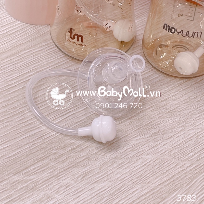 Set chuyển đổi ống hút bình sữa kèm hộp đưngj