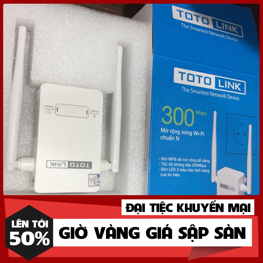 🍀 Thiết bị kích sóng Wifi TOTO LINK-EX200 - Hàng chính hãng 100%.