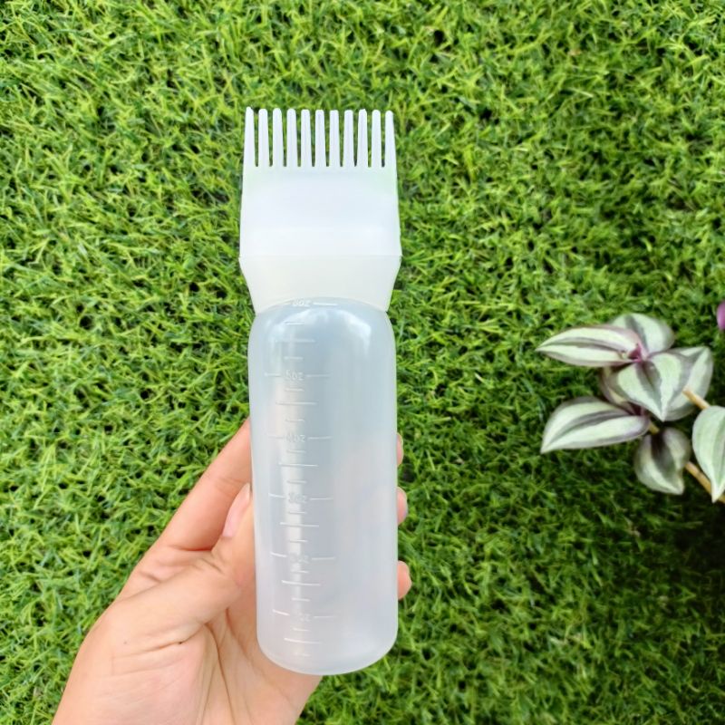 Bình đựng thuốc nhuộm tóc 120ml kèm lược tiện lợi