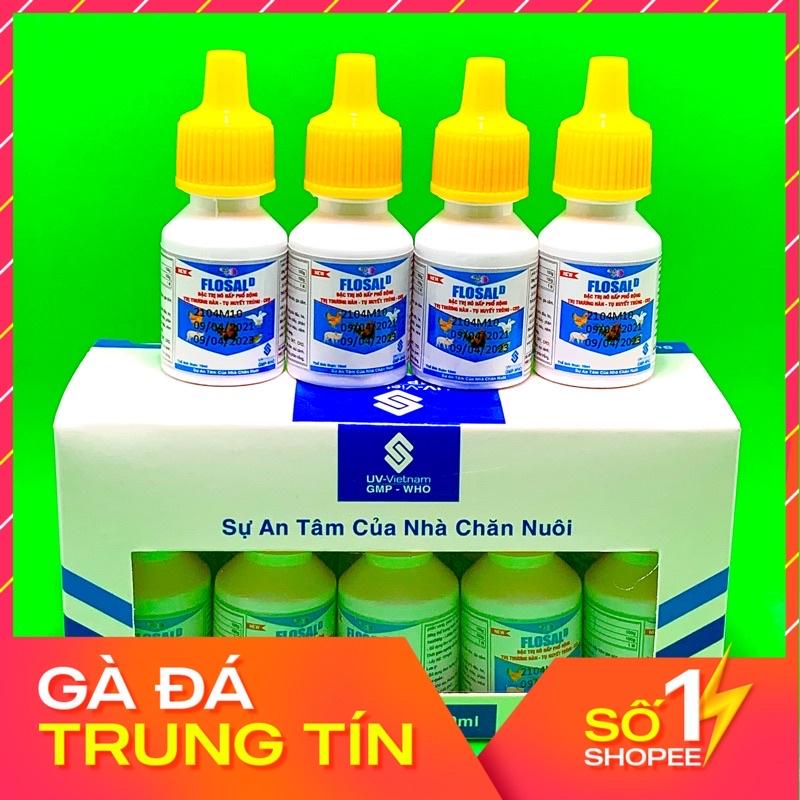FLOSAL D cho Gà Khò Khè..