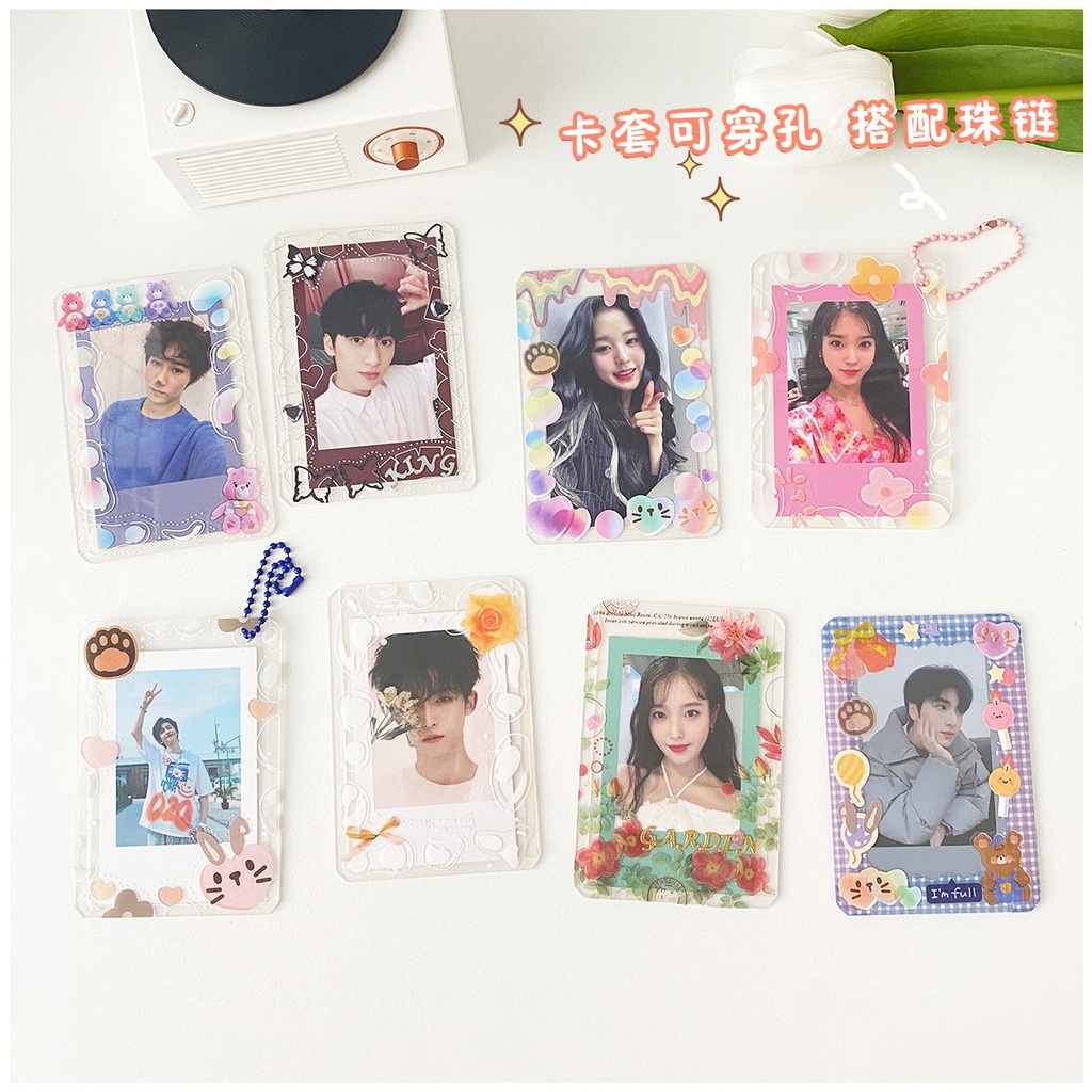 Set 10 Bao Đựng Thẻ In Hình Các Thành Viên Nhóm Bts Ốp
