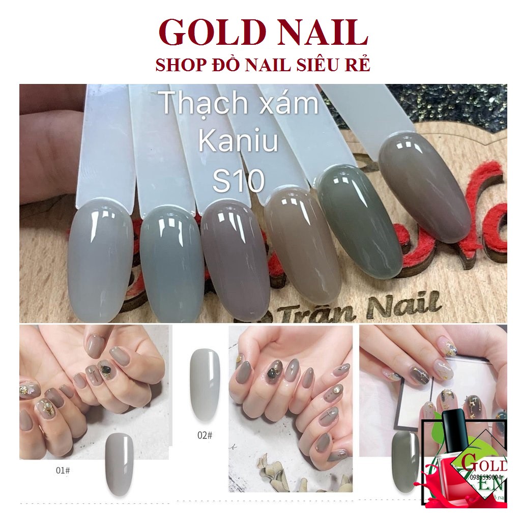 Lịch sử giá Set sơn gel móng tay Kaniu thạch xám, 15ml cập nhật 7 ...
