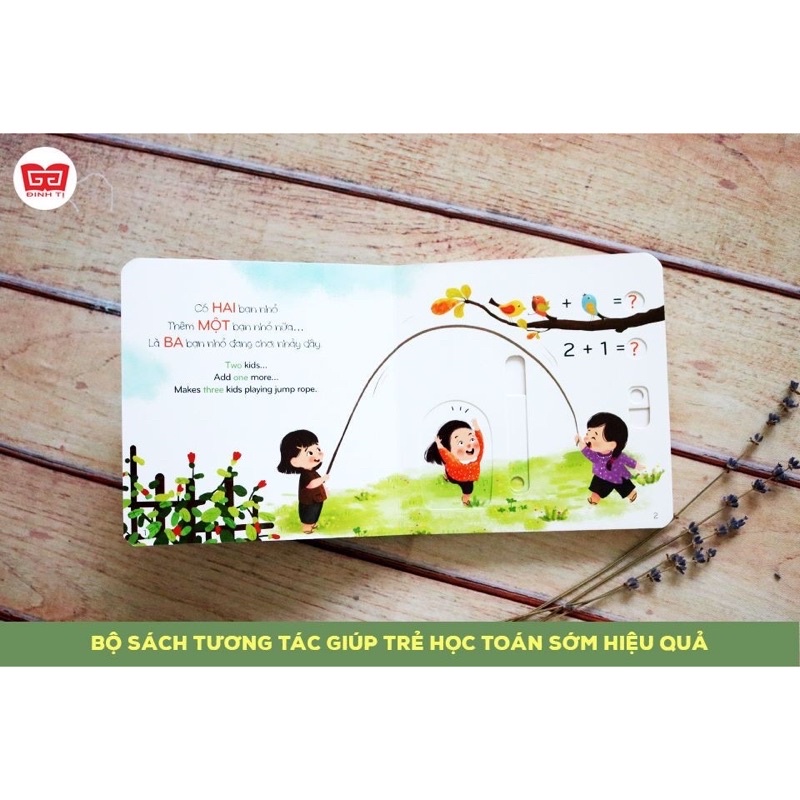 [Mã LIFEMALL995 giảm 10% đơn 99K] Sách-Chuyển động đếm số - Math slide - Phép cộng + Phép trừ