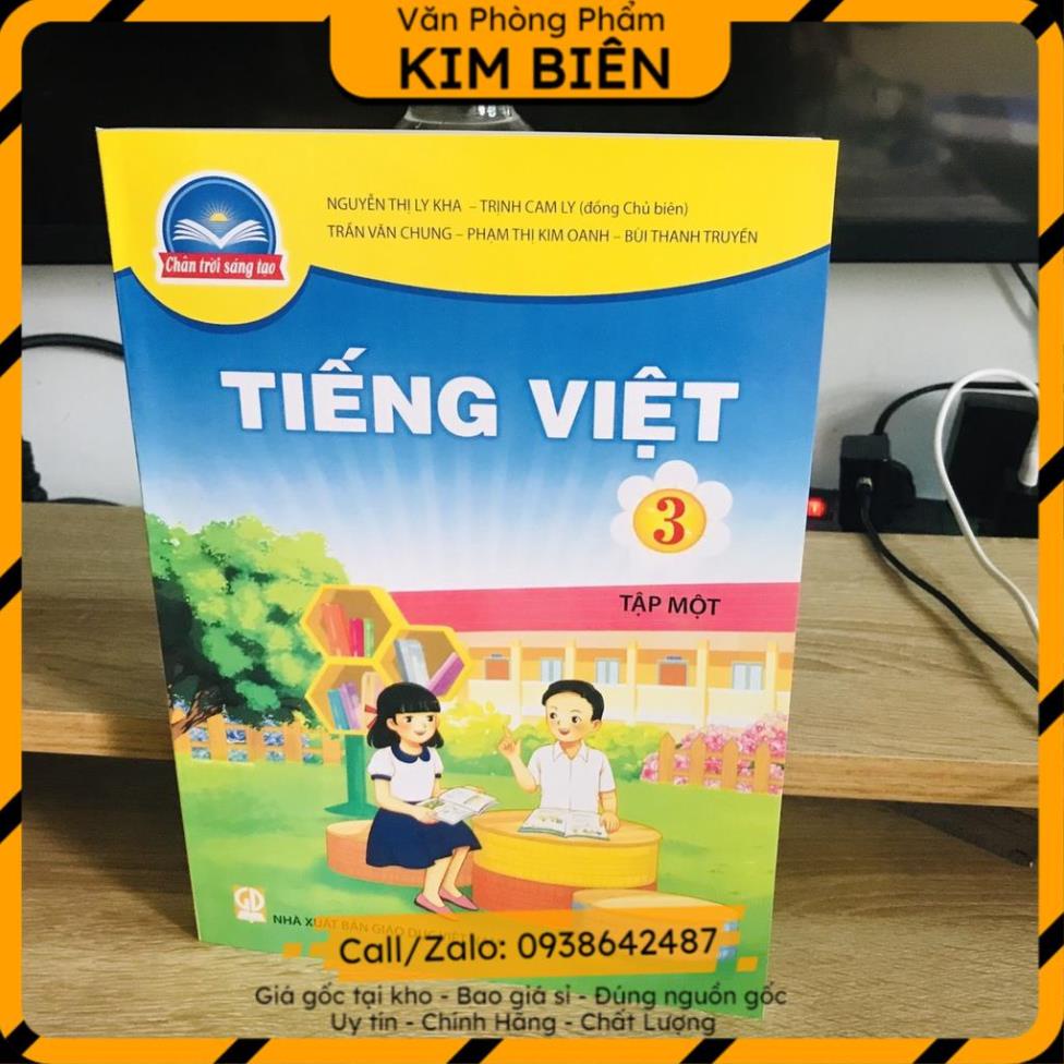 COMBO Bìa bao, toán,tiếng việt+vbt lớp 3 theo chân trời sáng tạo [Văn phòng phẩm Kim Biên]