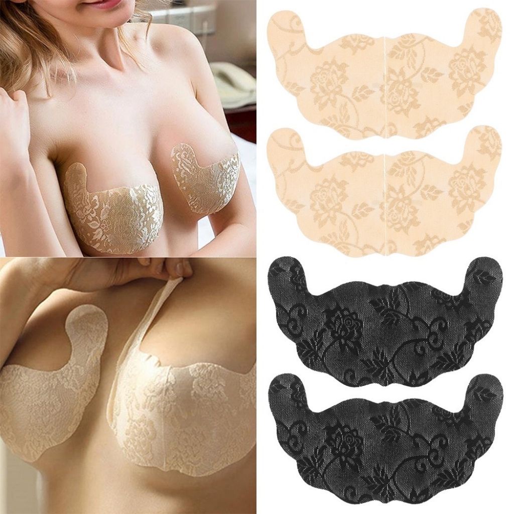 Miếng dán ngực nâng ngực tạo khe quyến rũ, áo dán ngực chống chảy xệ tái sử dụng nhiều lần JOCOSI D014