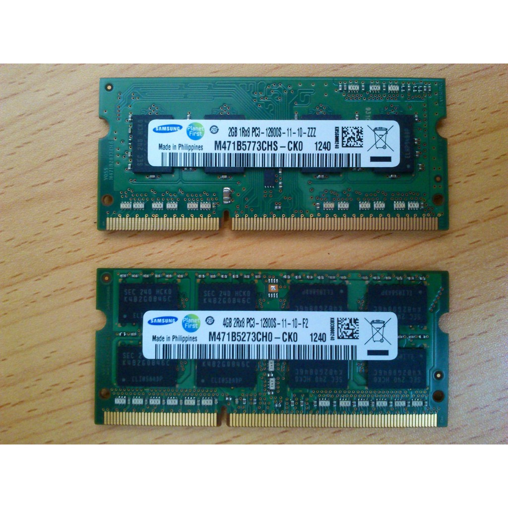 Ram cho laptop Samsung, Hynix 4G và 8gb DDR3 / DDR3L bus 1600