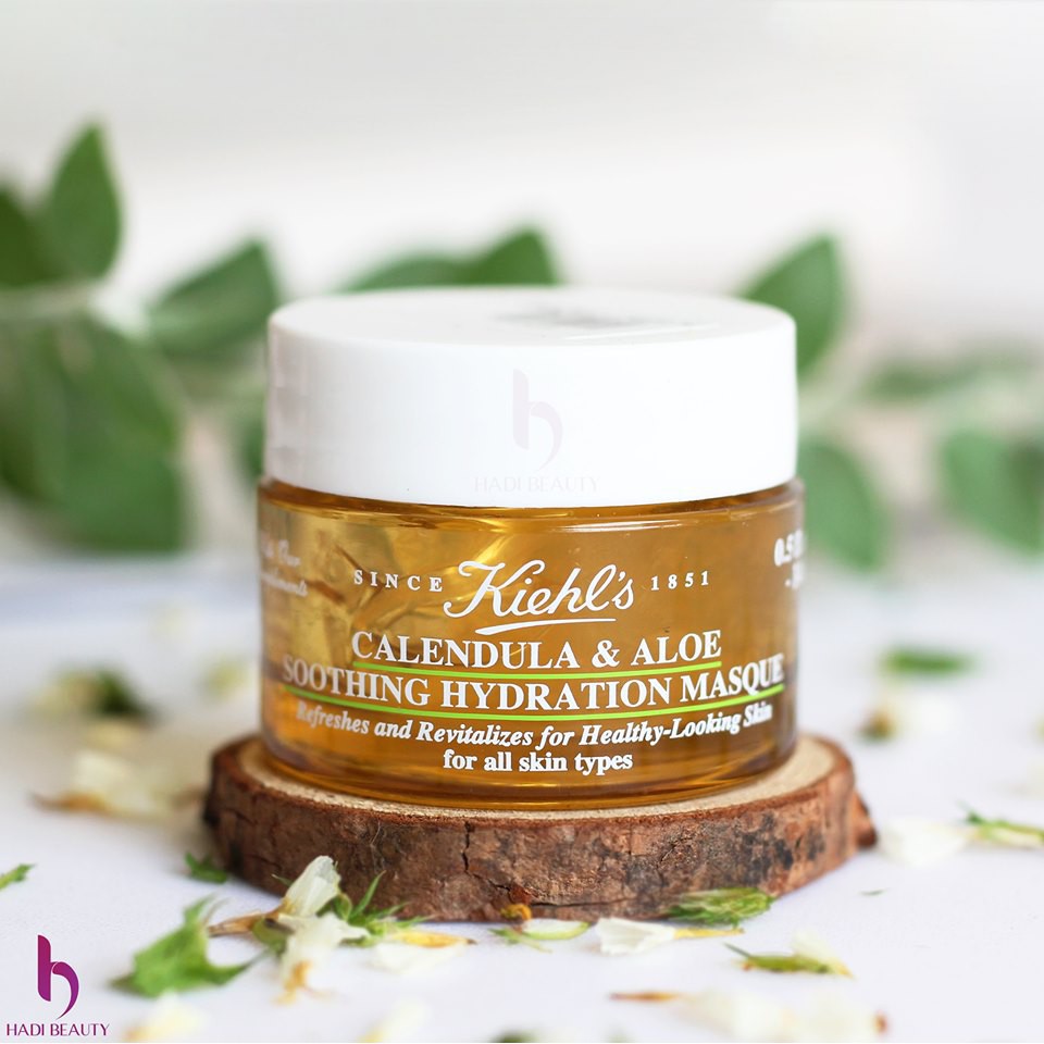 Kiehls Mặt Nạ Hoa Cúc Calendula &amp; Aloe Soothing Hydration Masque 14ml