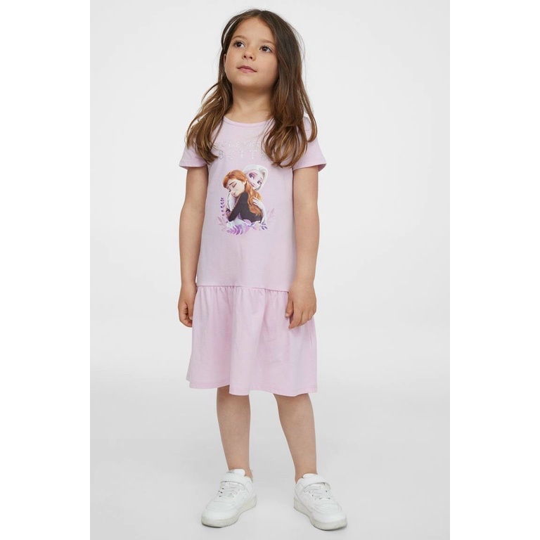 Váy bé gái thun cotton 100% xòe xinh xắn, đầm cho bé mặc hè trẻ em 10-30kg 2 - 10 tuổi