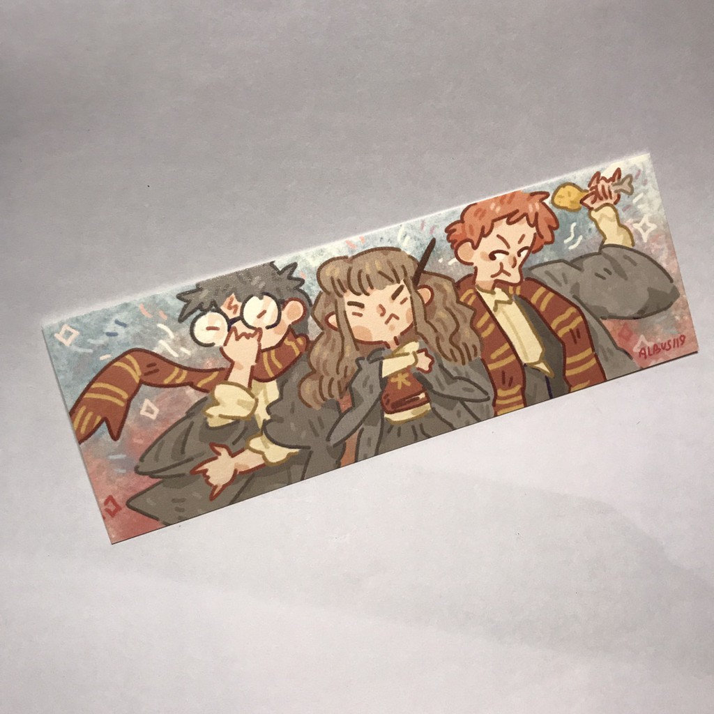 Kẹp sách 15x5cm chủ đề Harry Potter [HÀNG THIẾT KẾ] l Zip A1 | bookmark Harry Potter albus119