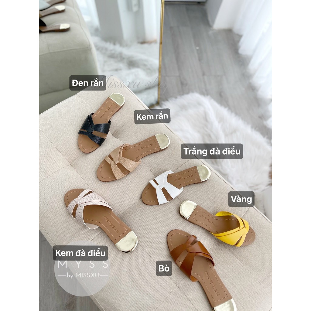 Dép nữ bệt quai chéo cách điệu thời trang MYSS - DE77