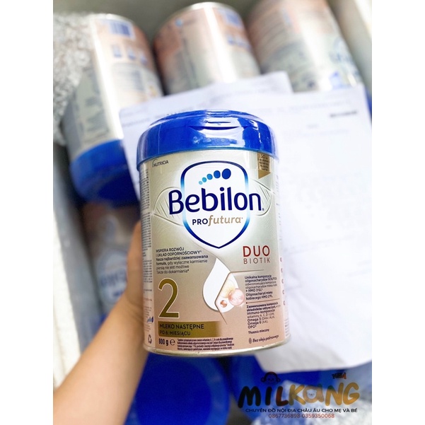 Sữa BEBILON 800g số 1 ,số 2,3,4 nội địa Balan (cam kết chính hãng)