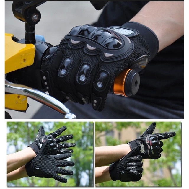 Găng tay gù pro biker kín ngón hàng cao cấp