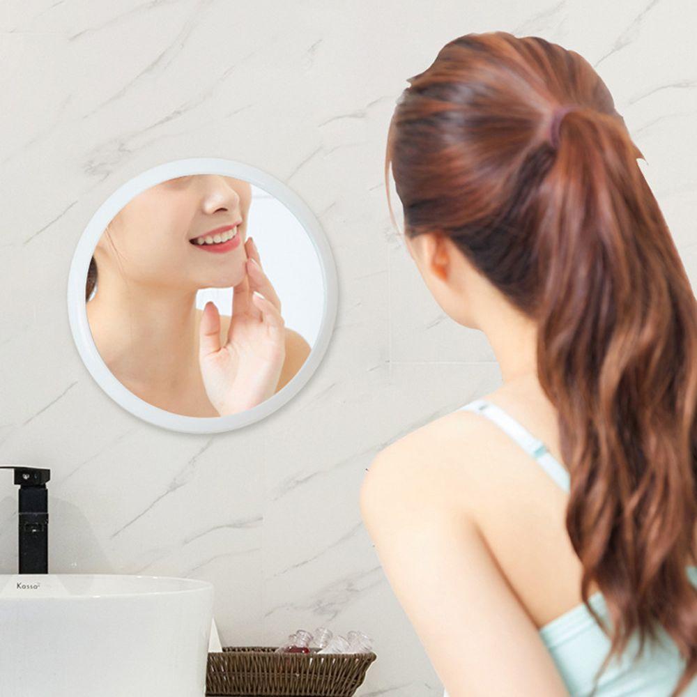 KRNY Gương Trang Điểm Xoay 360 Độ° Giá Treo Đồ Trang Điểm Hình Tròn Dán Tường Tự Dính Có Thể Gập Lại