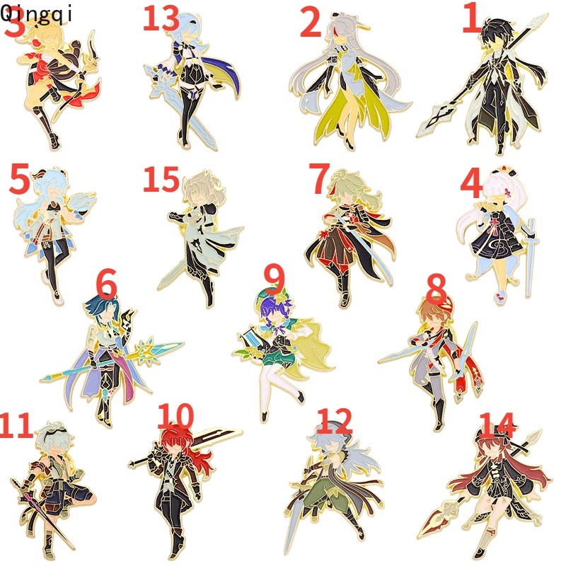 Huy hiệu cài áo MISS ZOE hình nhân vật anime đáng yêu