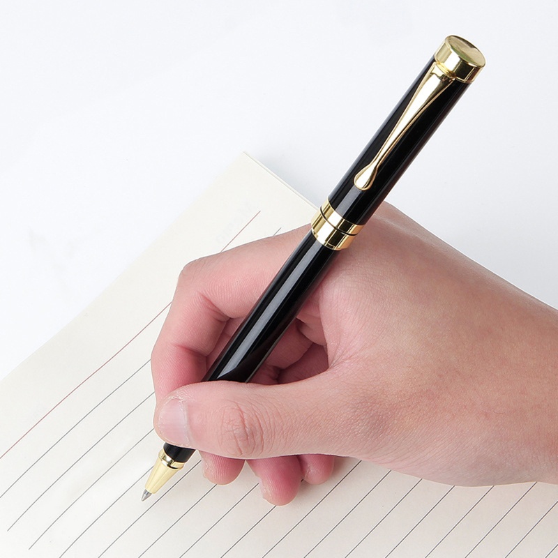 Bút Mực Đen Nhanh Khô Bằng Kim Loại Dùng Làm Phần Thưởng Cho Nam