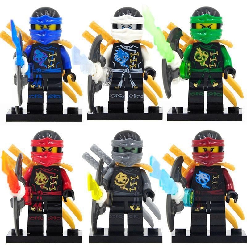 Bộ 6 mô hình mini Ninjago