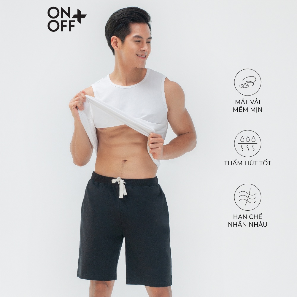 Quần shorts nam ONOFF chất liệu cotton mềm mại - H17BS19031
