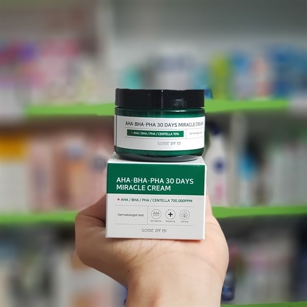 Kem Dưỡng Giảm Mụn Some By Mi AHA-BHA-PHA 30 Days Miracle Cream 60g