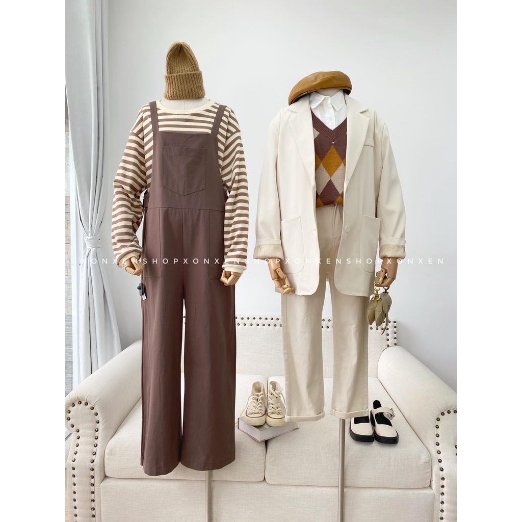Yếm nữ Yếm quần ống rộng nút cài 2 bên XONXEN SHOP freesize mã 8169