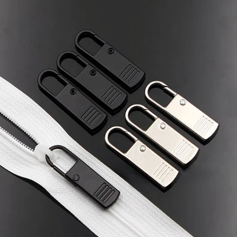 Set 2 Đầu Khóa Kéo Bằng Hợp Kim Kẽm Có Thể Tháo Rời Cho Túi/Túi Du Lịch/Túi Xách