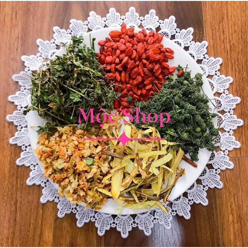 TRÀ NỤ HOA TAM THẤT NGŨ VỊ(Mát gangiúp ngủ sâu hơn)