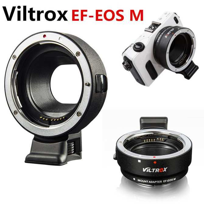 FREESHIP Ngàm chuyển AF Auto Focus Viltrox EF-EOS M và Meike EF-EOS M Cho Canon EOS M - Chính Hãng - Bảo Hành 12 Tháng
