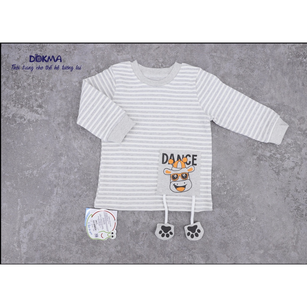 DB674A Áo cổ tròn dài tay Dokma (9-24M)