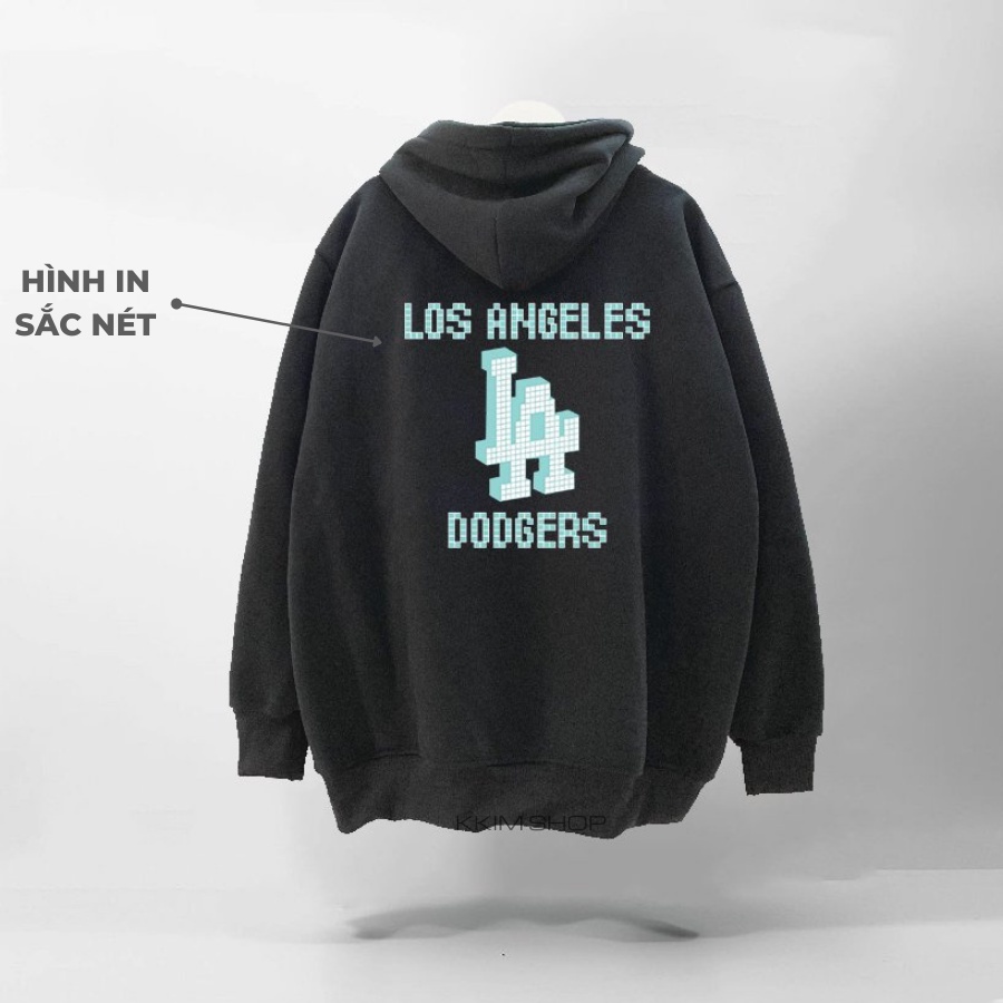 Áo KHOÁC Nỉ HOODIE Dây Kéo NY LA form rộng oversize, Áo hoodies ZIP MLP XANH LÁ unisex nam nữ chất liệu Nỉ bông cao cấp