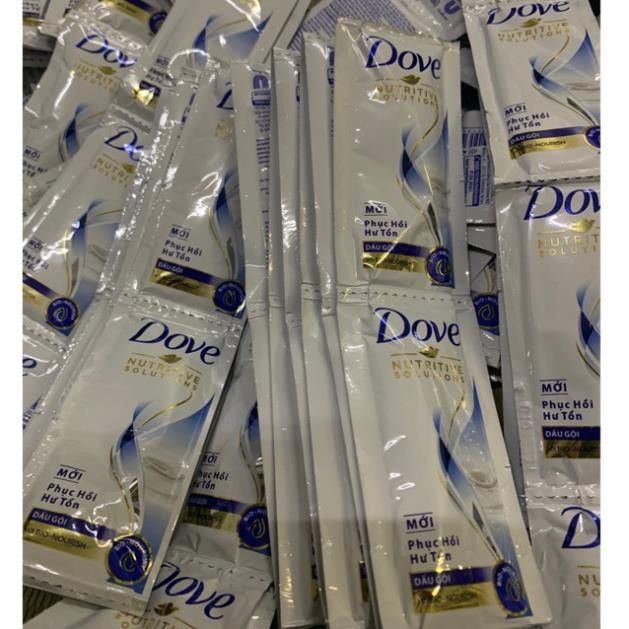 Combo 10 gói dầu gội DOVE 6g/1gói