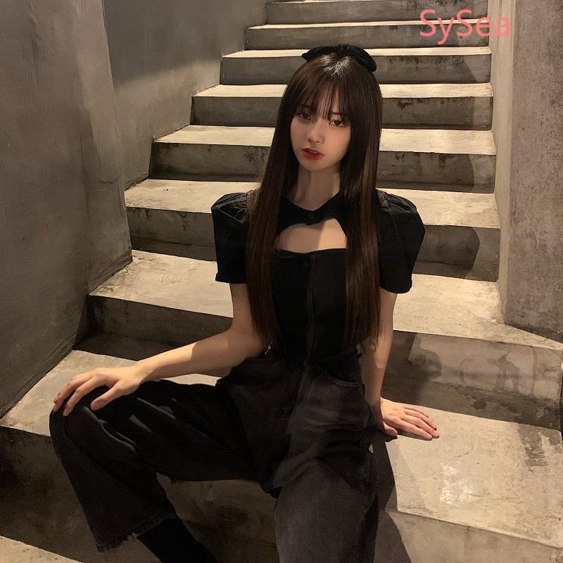 Áo croptop tay ngắn thời trang mùa hè dành cho nữ