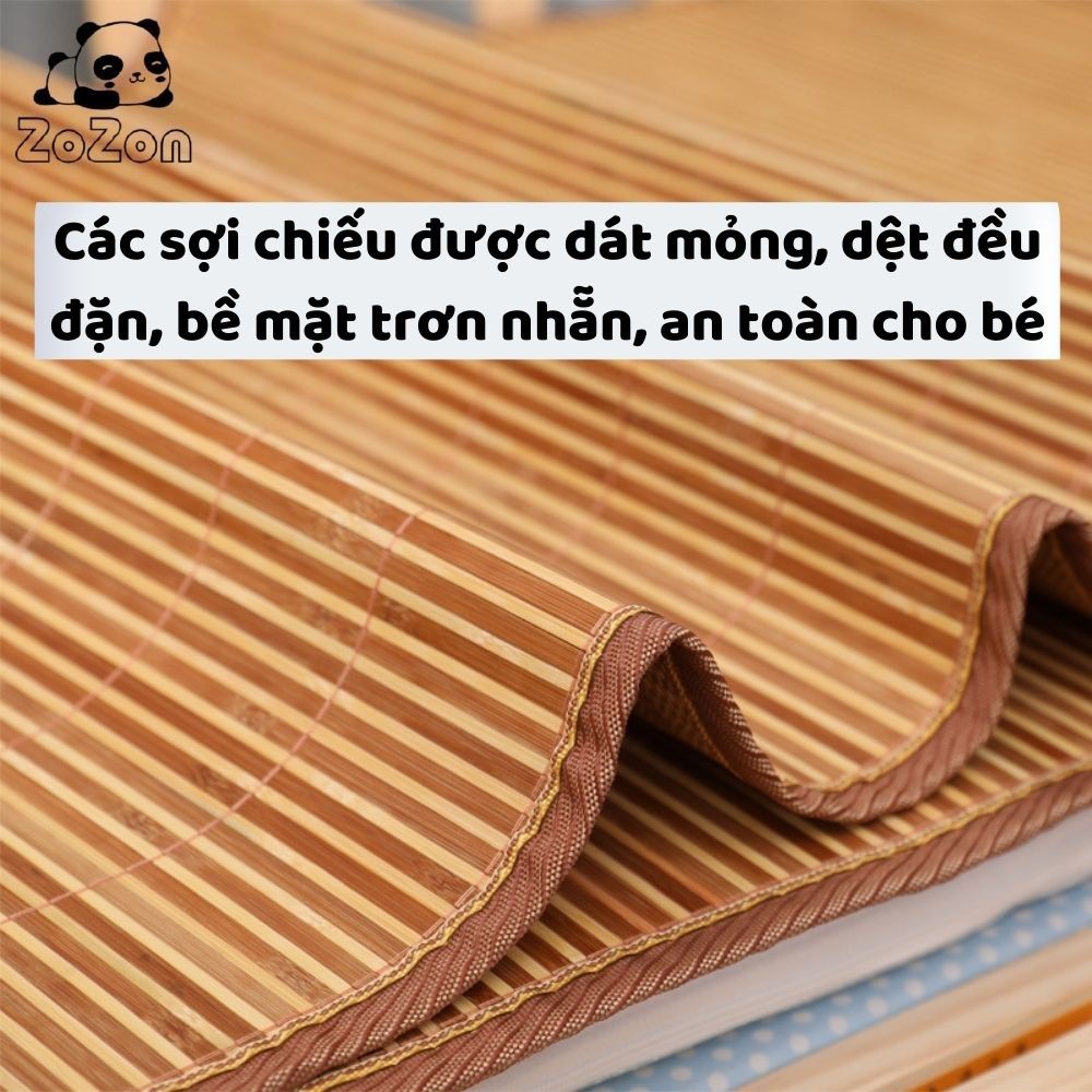 Chiếu điều hòa trẻ em Thái Lan chiếu trúc trải nôi cũi thoáng khí mát rượi thấm mồ hôi cho bé sơ sinh 1 đến 3 tuổi