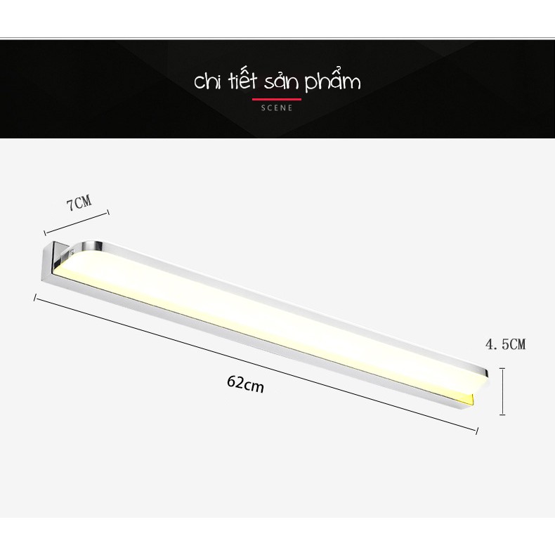 ĐÈN RỌI GƯƠNG TRANG TRÍ HIỆN ĐẠI Ánh sáng: Vàng ấm - trăng