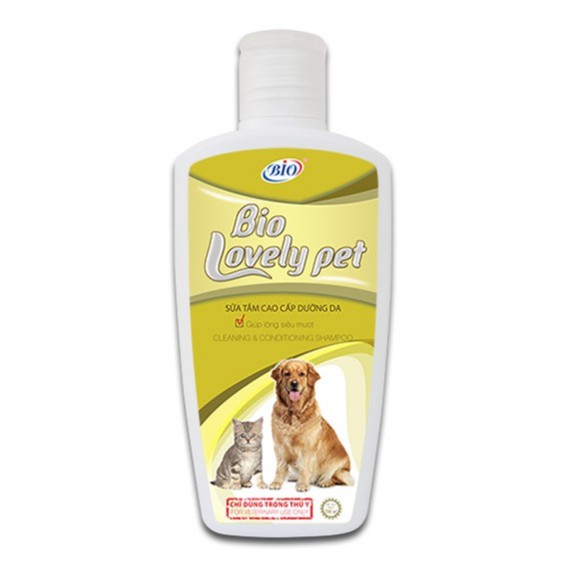Bio lovely pet - Sữa tắm dưỡng da lông khử mùi cao cấp