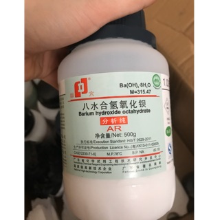 Ba2 bari hydroxit lọ 500g barium hydroxyde cas 12230-71-6