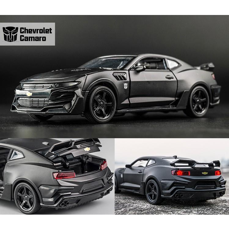 Xe ô tô mô hình đồ chơi cao cấp Chevrolet Camaro Transformer tỉ lệ 1:32 hàng Quảng Châu