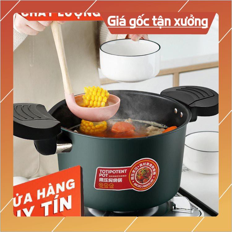 Nồi áp suất đa năng chống dính kiểu dáng Hàn Quốc dùng được cho mọi loại bếp, dung tích 3,5 lít - Vân Vân shop